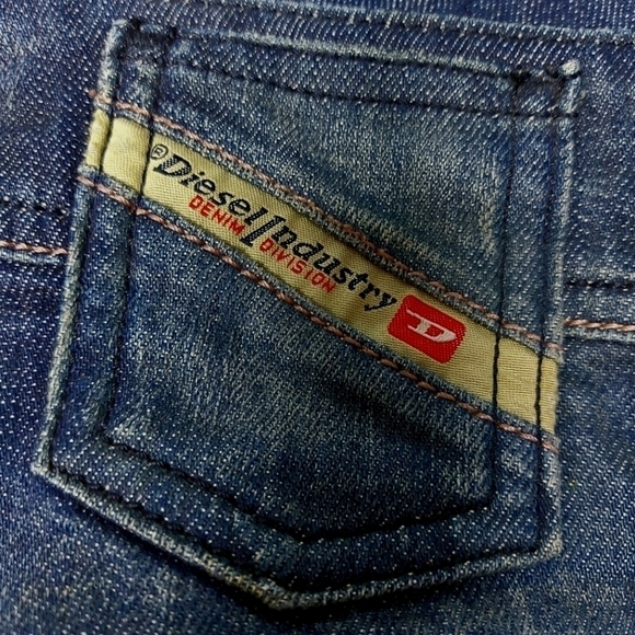 Diesel Low Rise Skinny Stretch Jeans Size 29W 32L - Picture 5 of 8